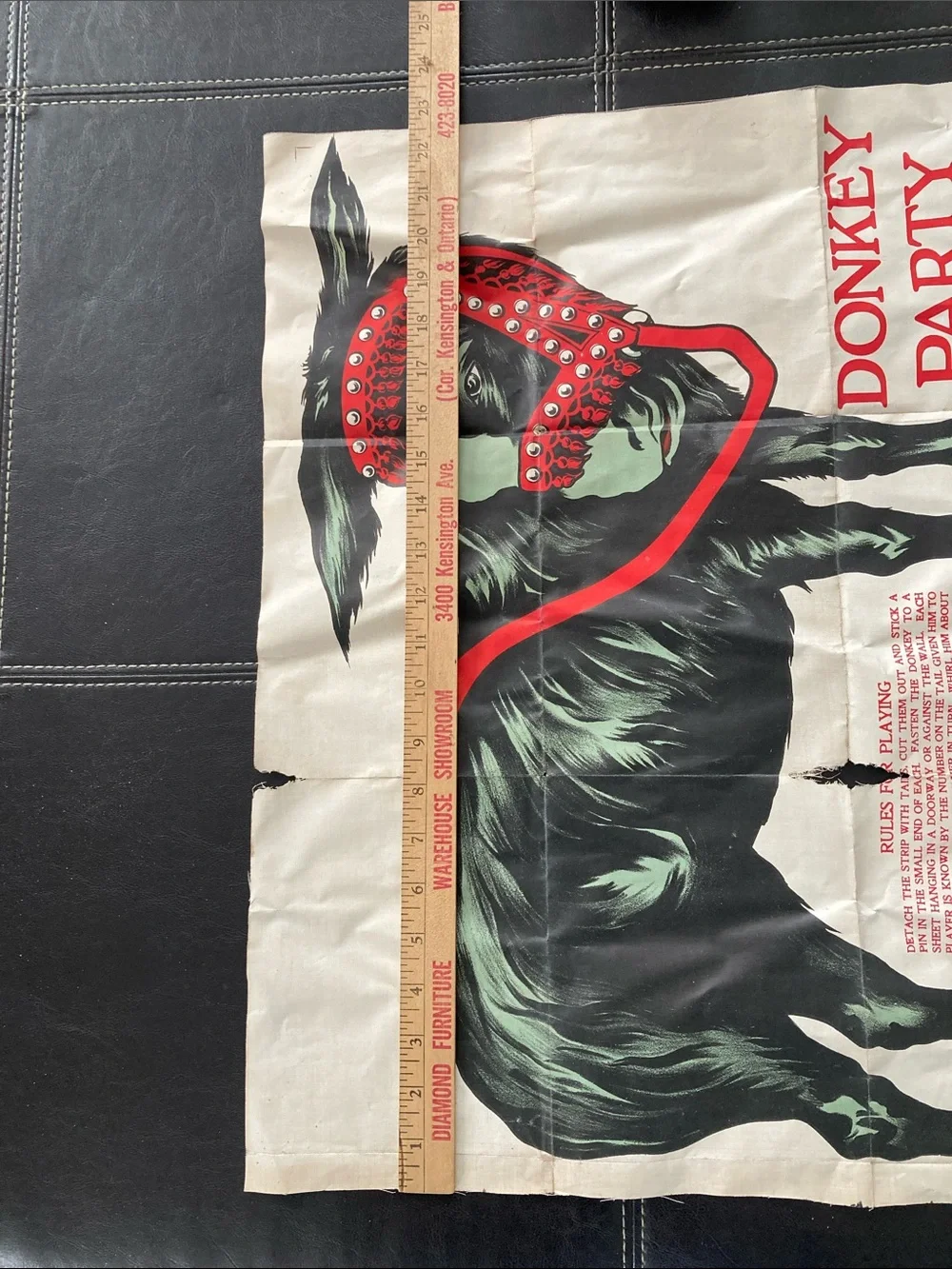 Parker Brothers vintage donkey